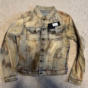 Sí Tu Veux Tan Denim Jacket Size M